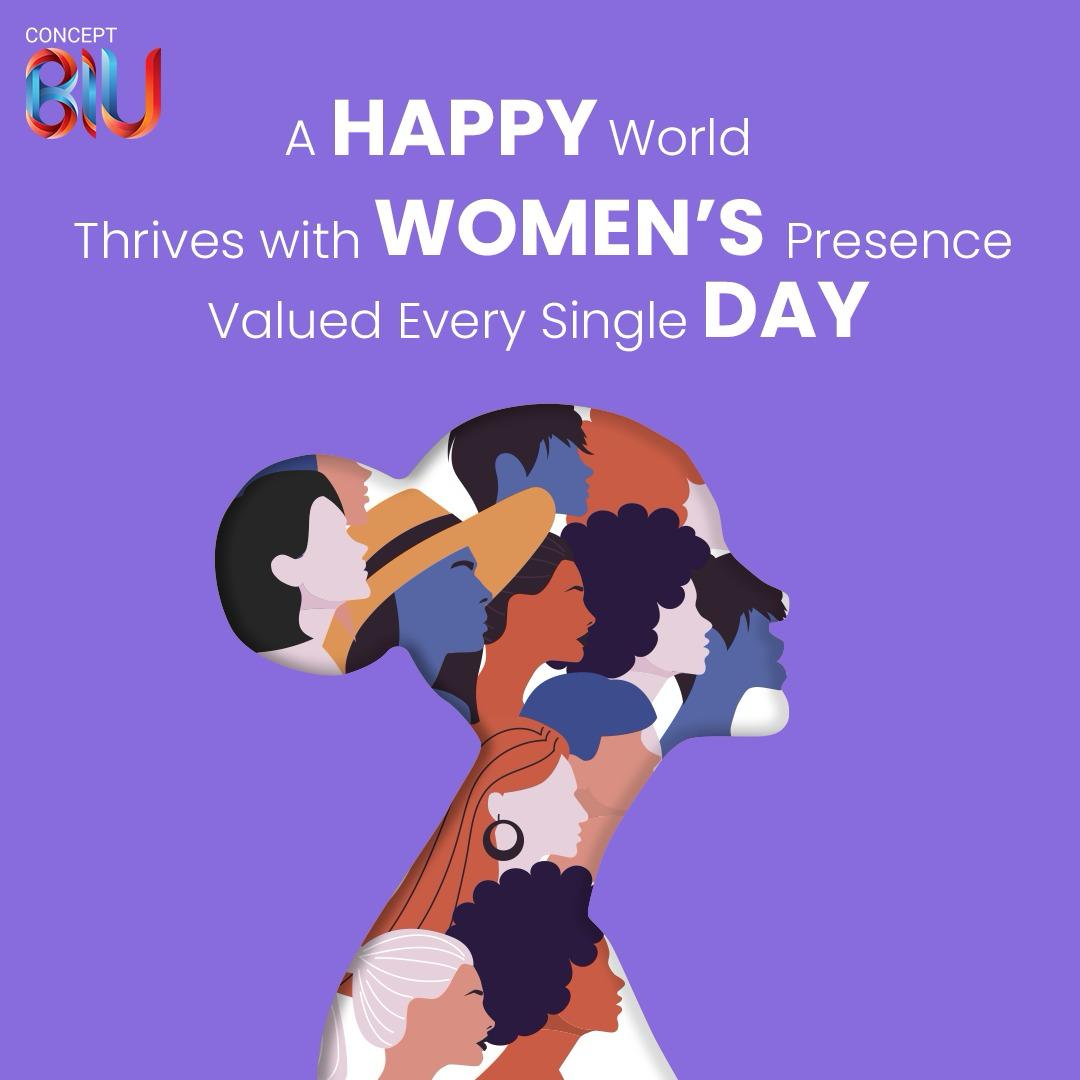 Generations guide their future with the nurturing touch of a woman—be it a mother, sister, wife, or grandmother. A world thrives with women, never without them.

Concept BIU wishes everyone a very happy Women's Day.

#HappyWomensDay #CelebratingWomen #ConceptBiu