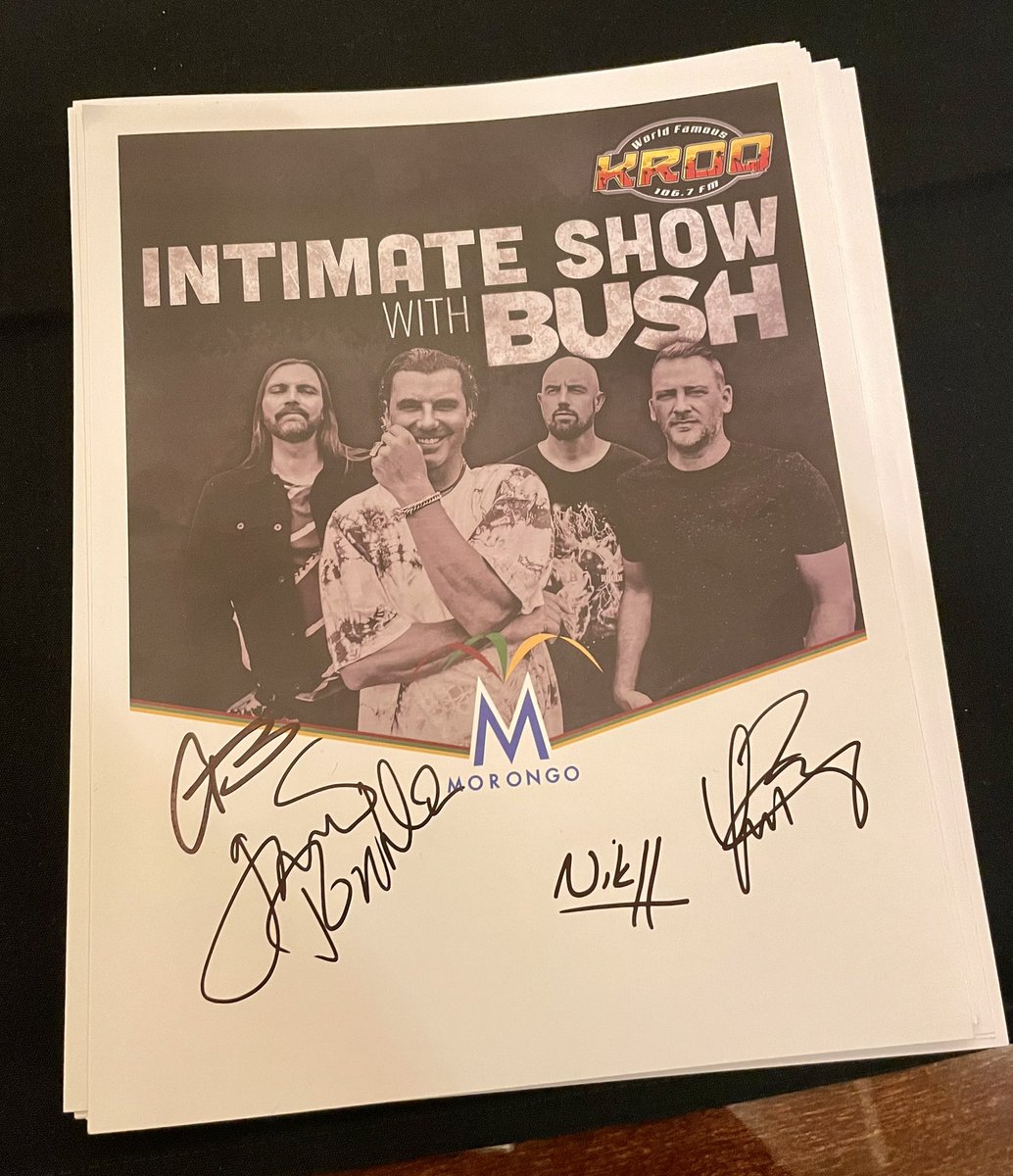 First <a href="/bushofficial/">BUSH</a> show of 2025. A little private ditty for <a href="/kroq/">The World Famous KROQ</a> out in the desert. An “intimate” show, apparently. 🤘🏻