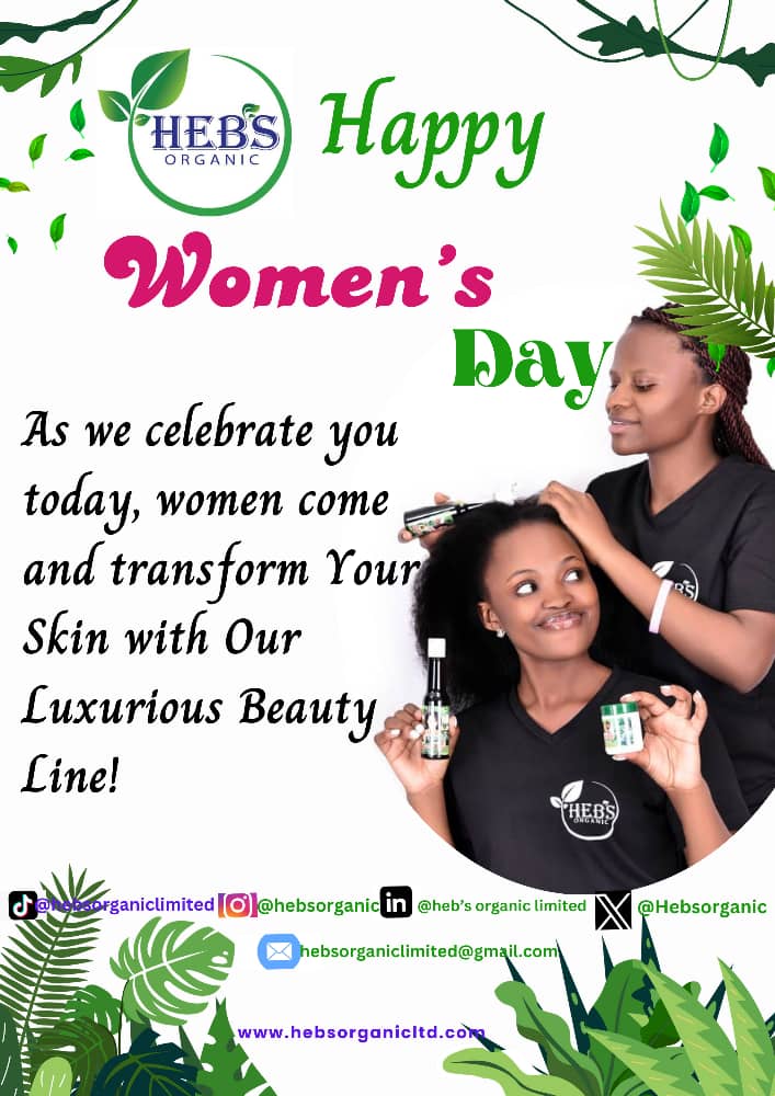 HebsOrganic's tweet photo. Empowered women empower women. Celebrating the strength and beauty of women everywhere on this International Women's Day #IWD2025 #WomenEmpowerment
#WomensDay #WomensDay2025 #benaturalbeyou #hebs @Abusengz @bren1_brendah @karothk256 @LeyAgbis @wine10_wine @nssfug https://t.co/2KeQYGX2gw