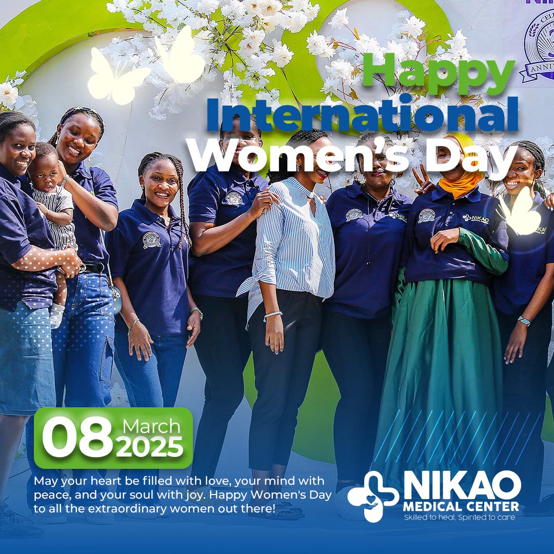 Happy Women’s Day 💃🏻💗😎🤝
#WomensDay2025 
#NikaoMedicalCenter
#Health