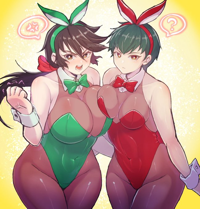 寒いのでバニーを貼る🐰⚠女体化 