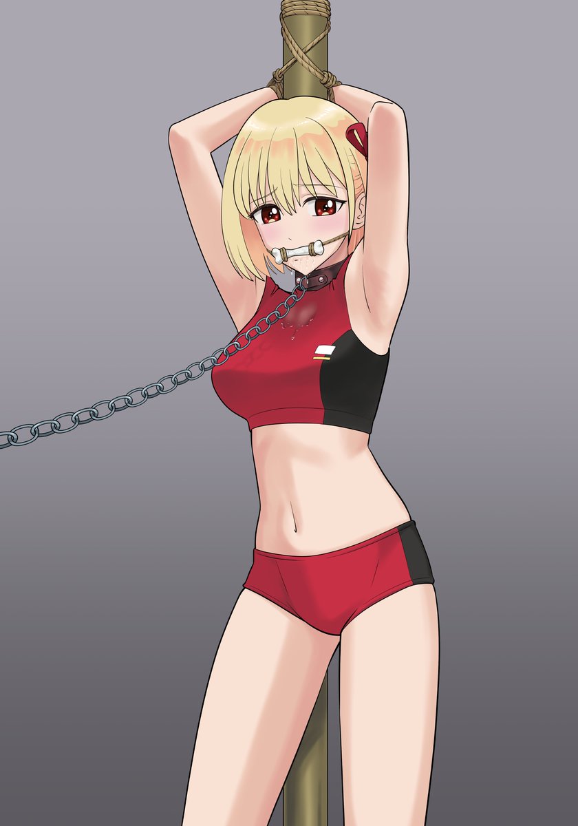 A lovely set Chisato has been kidnapped for nefarious purposes...

Commission done by anonymous