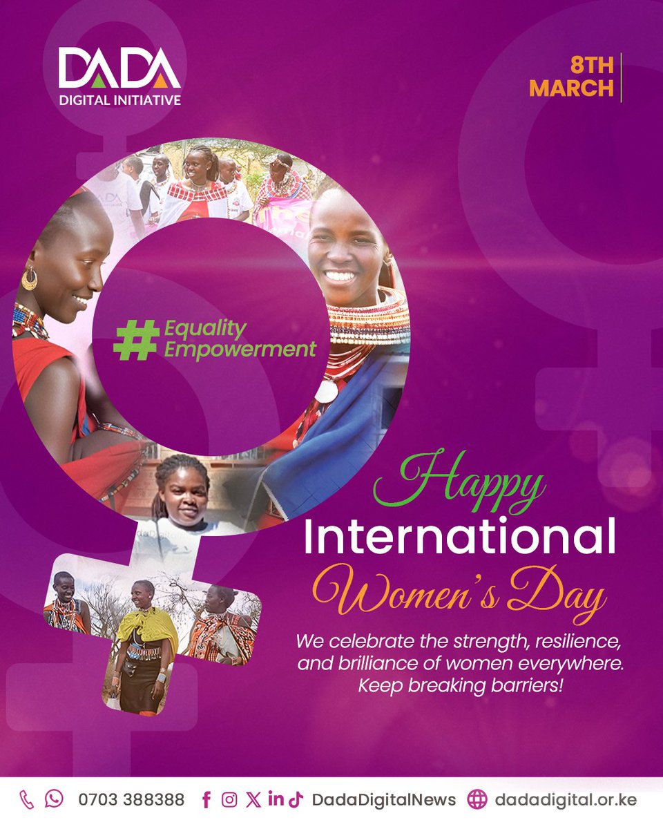 Today, we celebrate the strength, resilience, and achievement of women around the world. #IWD2025  is more than a celebration, it's a call to action for Gender Equality, Empowerment and a future where every woman and girl thrives. 

#tellingherstory #IWD2025 #Equality