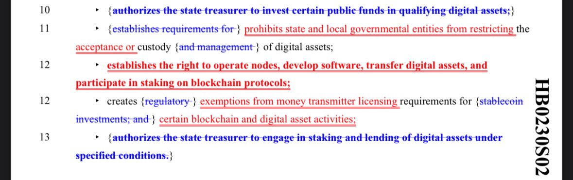 Utah has now struck out the ability to purchase Bitcoin and crypto with public funds from the Blockchain bill.