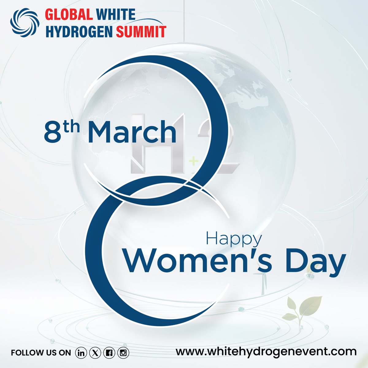 gwhsummit's tweet photo. Happy International Women’s Day from the Global White Hydrogen Summit!

#InternationalWomensDay #WomensDay #GWHS2025 https://t.co/C0VI6mHRQv