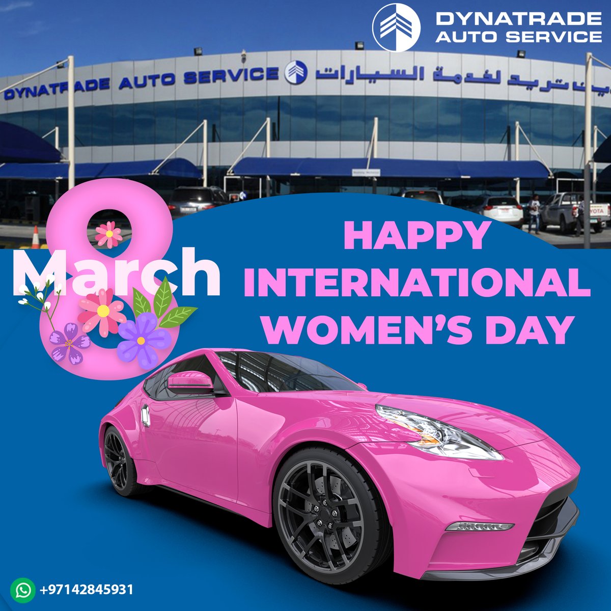 On this International Women's Day, let's celebrate the strength, resilience, and courage of women everywhere.
 
 Happy International Women's Day.
 
 #Dynatrade #WomensDay #InternationalWomensDay #carworkshop #Dubai #AbuDhabi #Dubai #UAE #carservice #carrepair #automotive