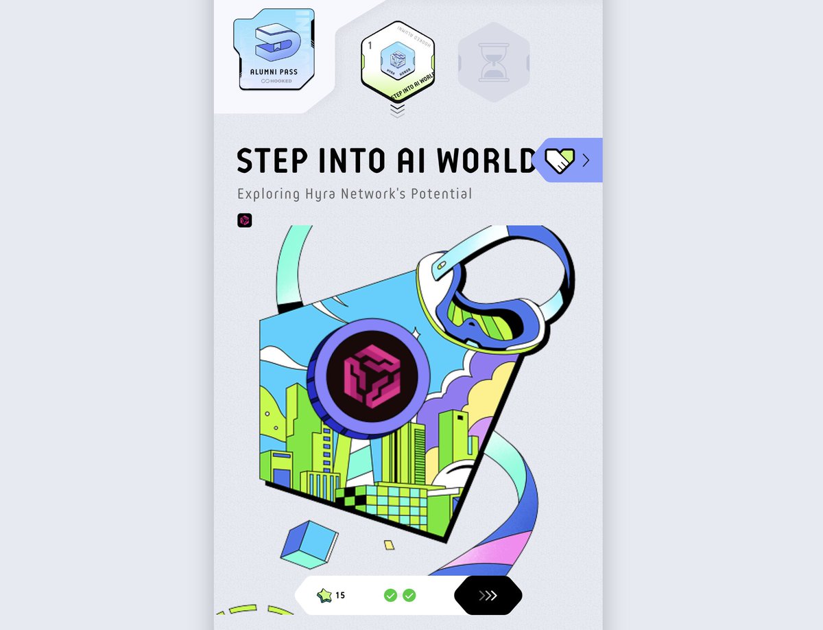 hyranetwork's tweet image. 🔖 Hyra Network x @HookedProtocol Exclusive Course is still in full swing🔖

Conquer Hyra quizzes &amp;amp; win $500 in $HOOK 👉 wallet.hooked.io/system/index/i…

🕰️ Due on: 12th Mar, 2025

Speed up to join &amp;amp; earn your Hyra honor learning medal 🥇