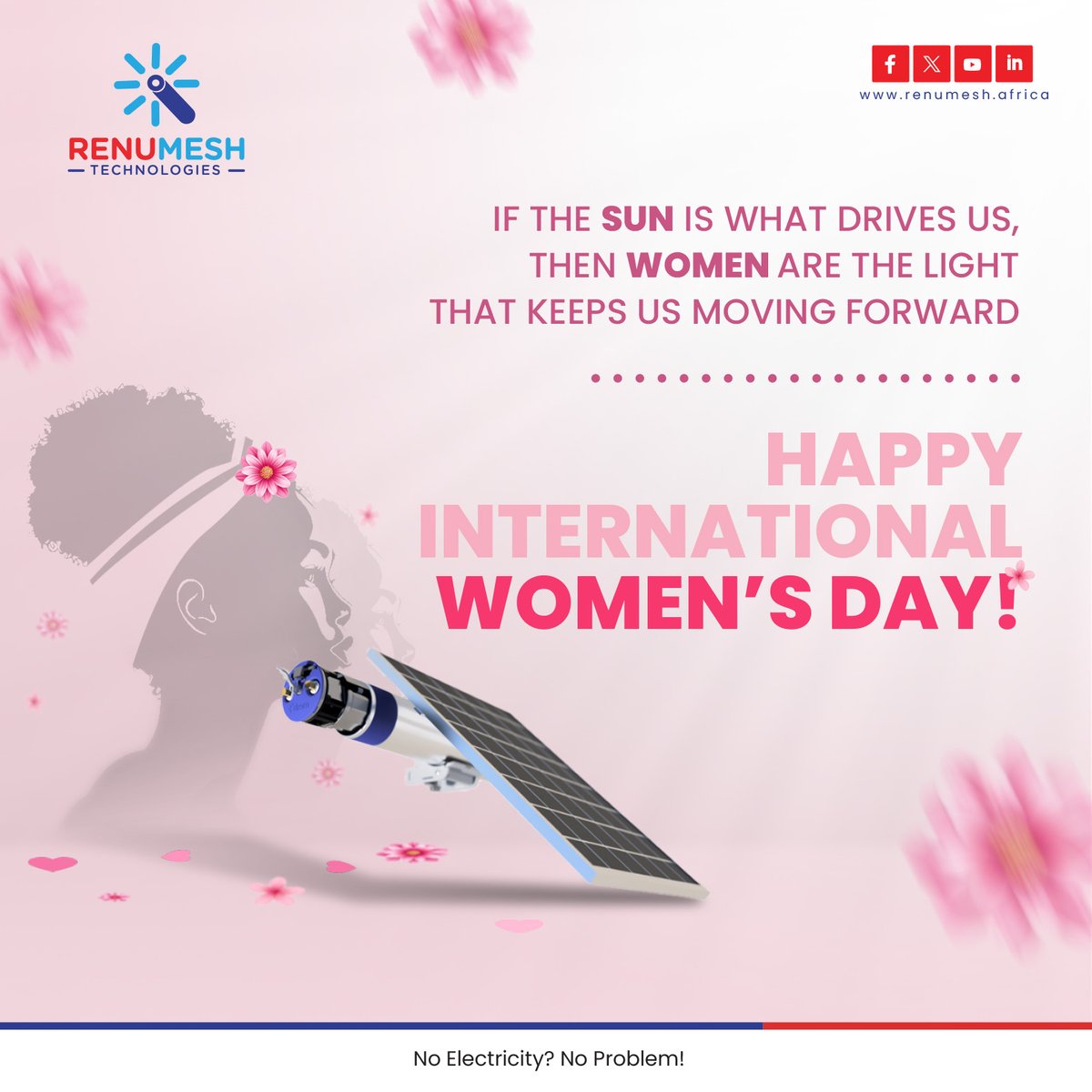 RENUMESH TECHNOLOGIES (@renumesh_tech) on Twitter photo This Womenβs Day, we celebrate the power, resilience, and brilliance of women who illuminate the path to innovation and progress.  
Happy International Womenβs Day from RENUMESH Technologies!π This Womenβs Day, we celebrate the power, resilience, and brilliance of women who illuminate the path to innovation and progress.  
Happy International Womenβs Day from RENUMESH Technologies!π