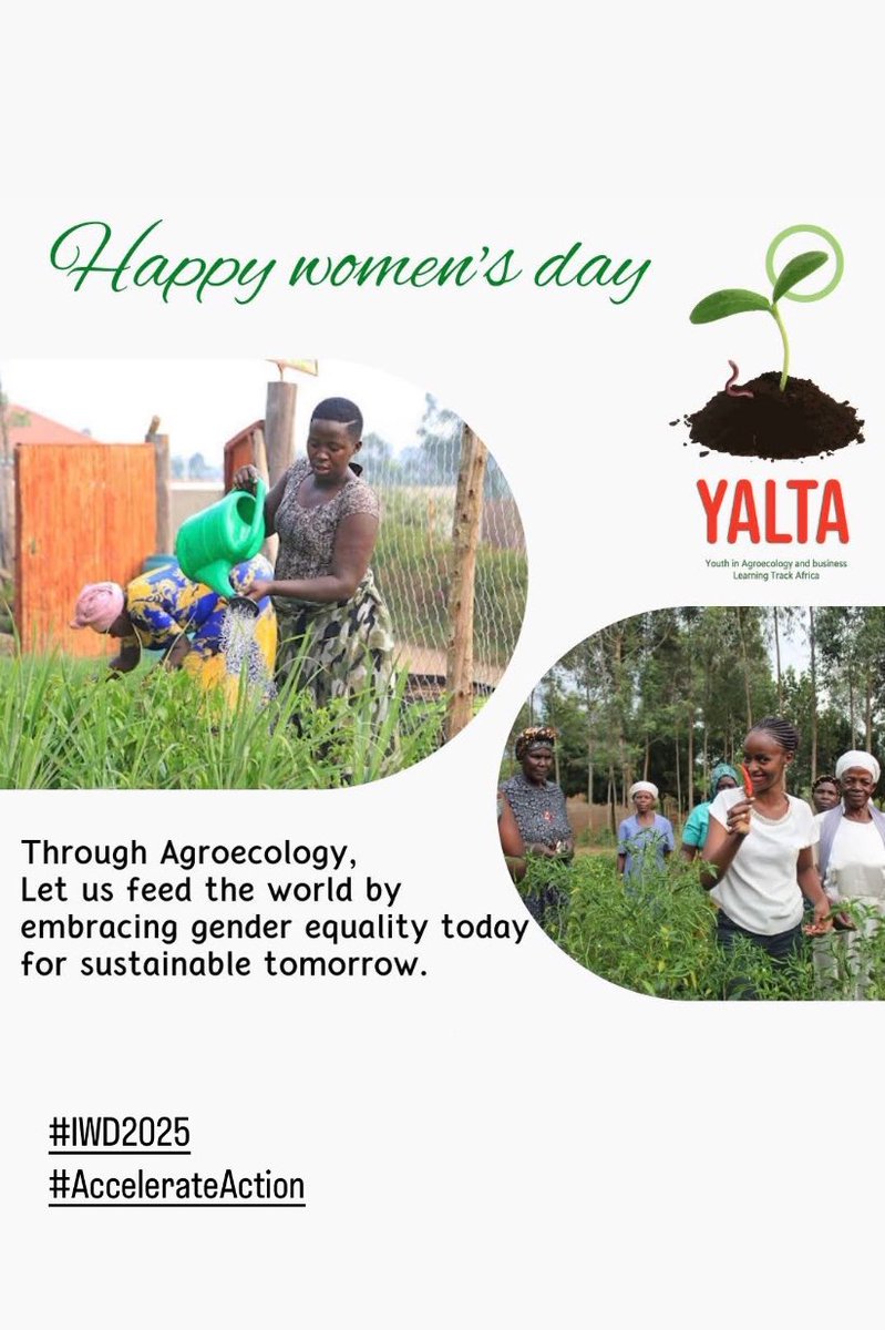 At #YALTA, we recognize the power of women in transforming agriculture into a more sustainable &amp;inclusive sector. 
We stand with all the female farmers, agripreneurs, researchers, &amp;advocates who work tirelessly to nourish communities and protect our🌍 

#IWD2025 #AccelerateAction