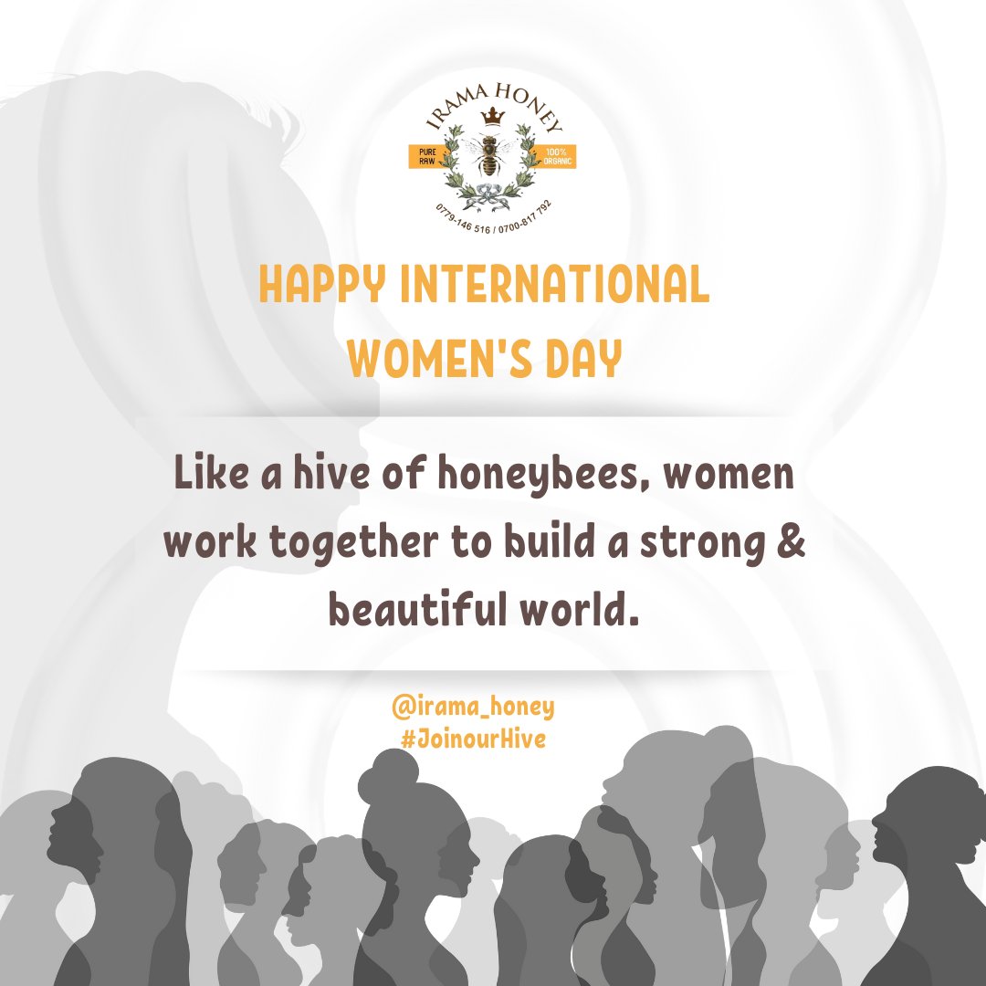 j_irama's tweet photo. Women are the strength, resilience, and sweetness that make the world better just like pure honey.
At Irama Honey, we celebrate and support women who lead, nurture, and inspire. Keep shining and thriving.
Happy Women’s Day 👸 #SweetLikeHoney  #IramaHoney https://t.co/Eo2ontw8U1