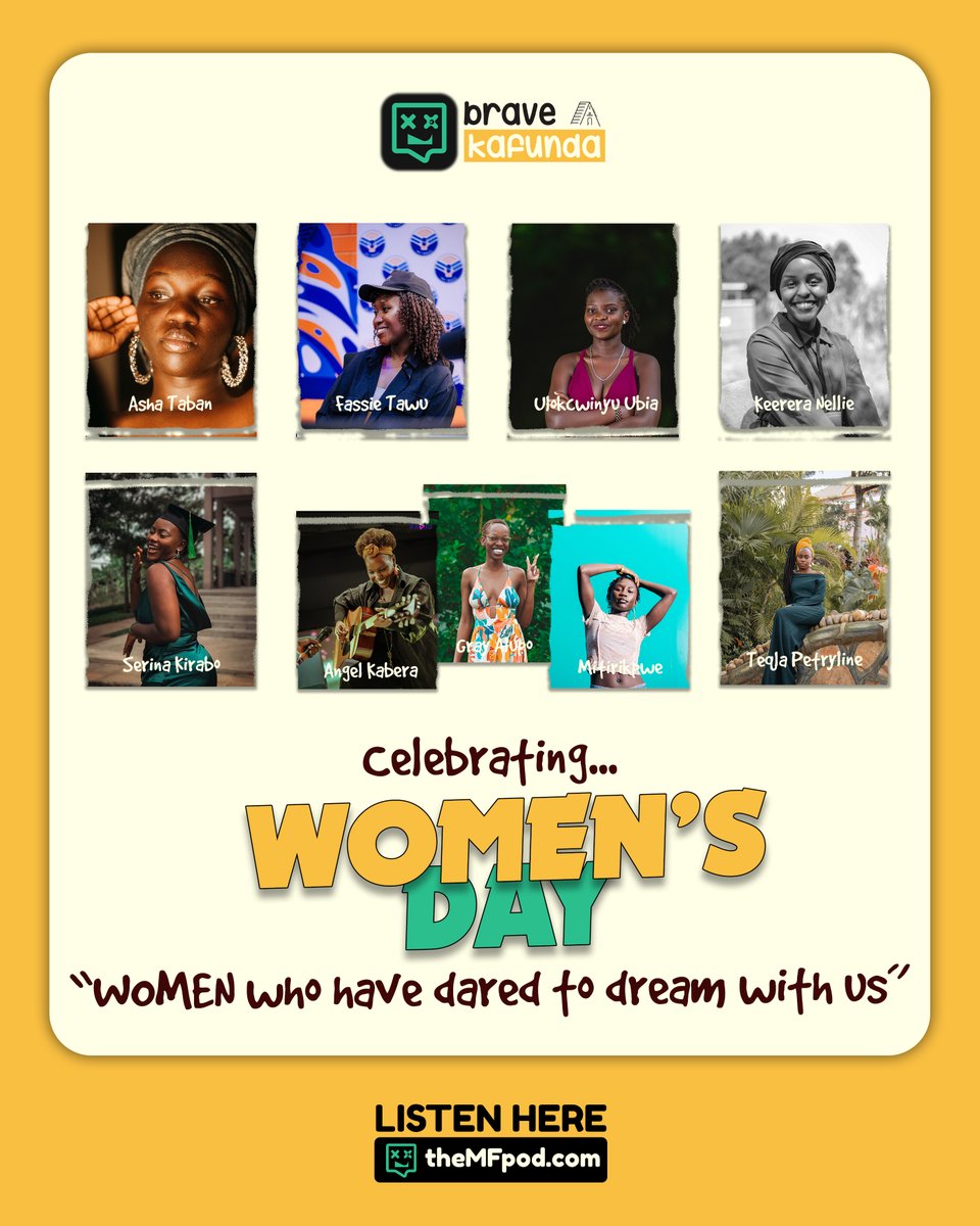 theMFpod_'s tweet image. Happy #InternationalWomensDay 💜
We celebrate the women who have shaped @theMFpod_ , the amazing guests who’ve graced theMFpod, and the powerhouses redefining Uganda’s creative industry. Your impact is undeniable
Keep creating. Keep thriving. Keep breaking barriers
#iwd25