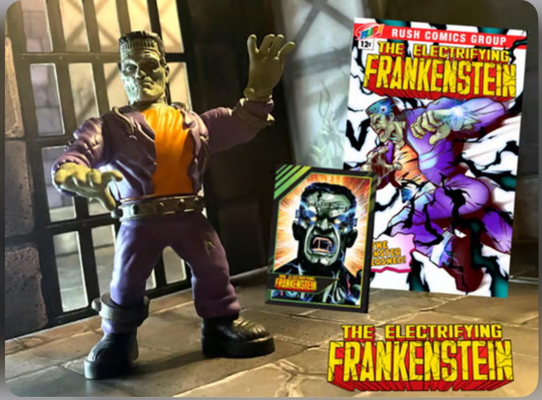 Happy #FrankensteinFriday  Check out these cool figures. Campaign ends Monday morning. kck.st/4aadsKk