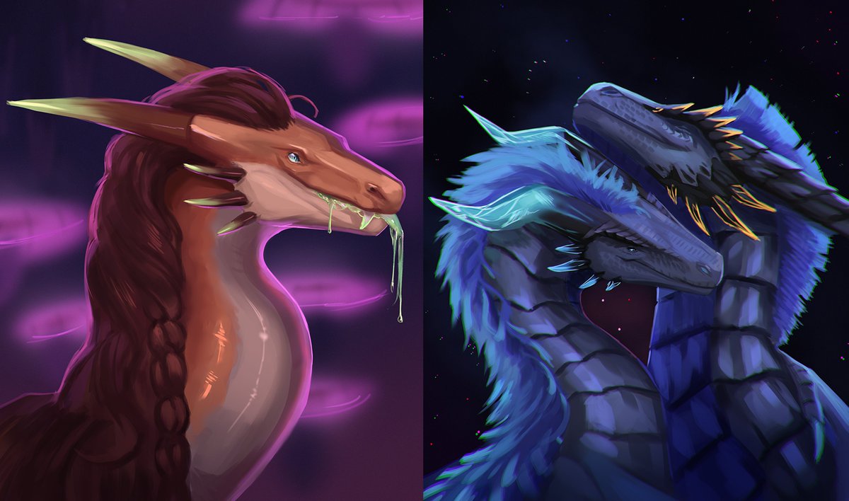 Two sketchy heads between work for my friends
This year I have a goal to paint a lot and make time for some of my loved ones
Need to grow my skills sharper х)