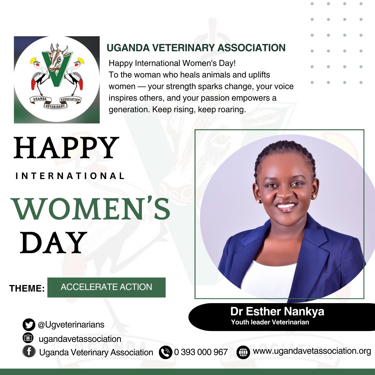 Dr. Nabadda Sitenda,Dr. Generous Behabura,Dr. Nankya Esther and Dr. Kia Martina joined the list of those we celebrate today. Happy international women's Day to you 
#WomensDay #WomensDay2025