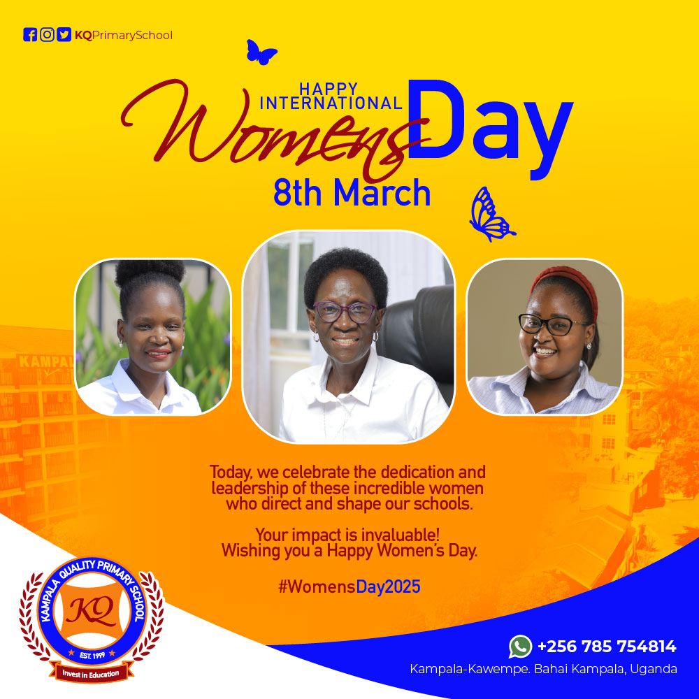 #HappyWomensDay!🥳
Celebrating the #wisdom and #Leadership of our female school directors whose relentless effort and dedication have shaped our schools! Thank you Mrs. Jennipher Kasisiri, Ms. Catherine Kasisiri and Ms. Clare Kasisiri. #womeninleadership #ShapingTheFuture #Balaam