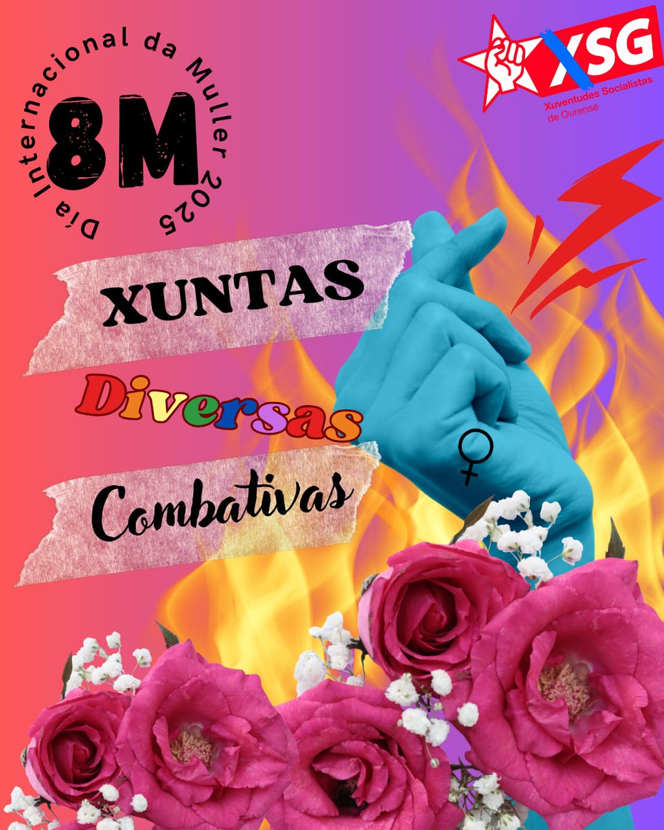 xsgourense's tweet image. O 8M é de todas as mulleres, veñan de onde veñan e traballen onde traballen. Pola igualdade, a xustiza e a sororidade, sigamos loitando xuntas! ✊💜 #8M #Igualdade