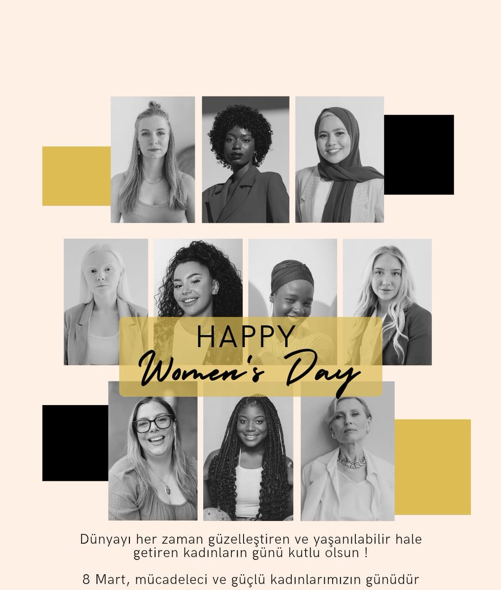 Hanımlar bugün  8 mart sizin gününüz kadınlar gününü zü en içten dileklerimle kutlarım iyiki varsınız