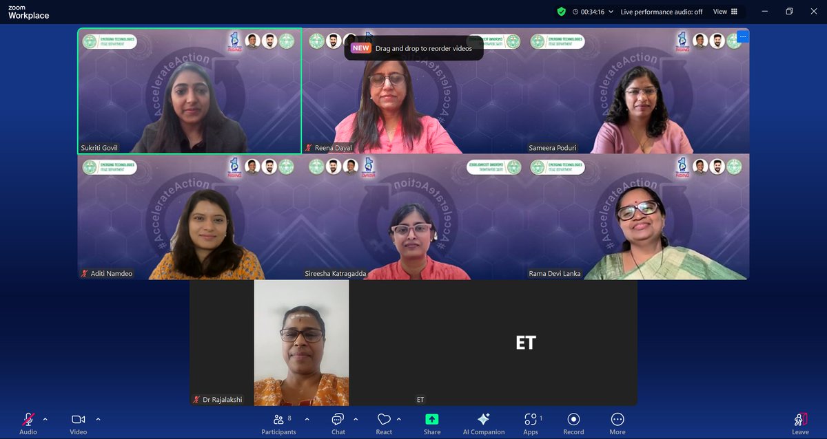 At the Emerging Technologies Wing's Women's Day Panel !  Inspiring, interesting and thought provoking discussions !