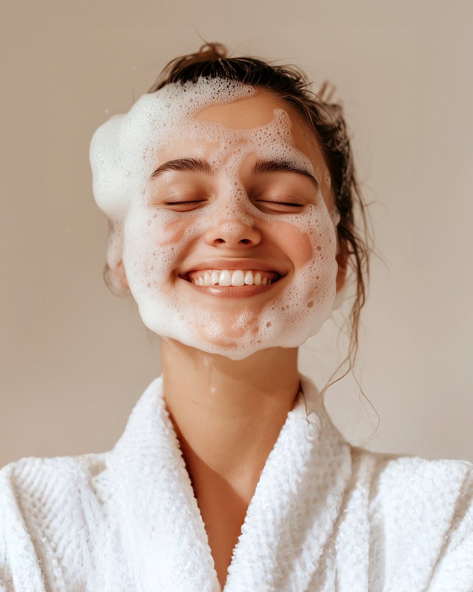 Your cleanser should do more than just wash your face. It should refresh, balance, and prep your skin for everything that comes next. ✨ Whether you need hydration, brightening, or calming care—we’ve got you.🍊💜🌿 #SkincareEssentials