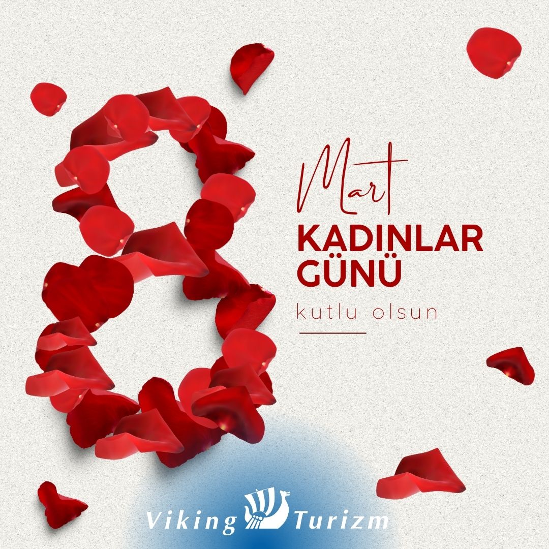 🌸 8 Mart Dünya Kadınlar Günü Kutlu Olsun! 🌸
🌍 Viking Turizm olarak, tüm kadınların eşitlik, sevgi ve saygı dolu bir dünyada yaşamasını diliyoruz. Bugün ve her gün, kadınların gücüne ve emeğine minnettarız. 💪✨
#8MartDünyaKadınlarGünü #KadınlarGünü #GüçlüKadınlar