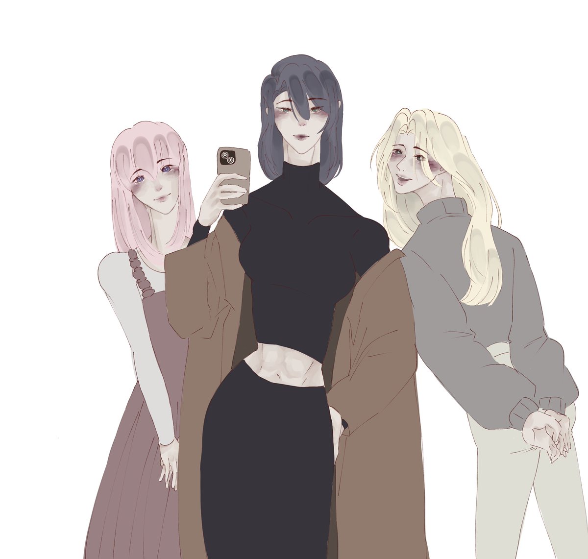 alwayssvan's tweet image. My three lovely girls ꒰⁠⑅⁠ᵕ⁠༚⁠ᵕ⁠꒱⁠˖⁠♡

#originalcharacters #ocs #ocsart #artmoots