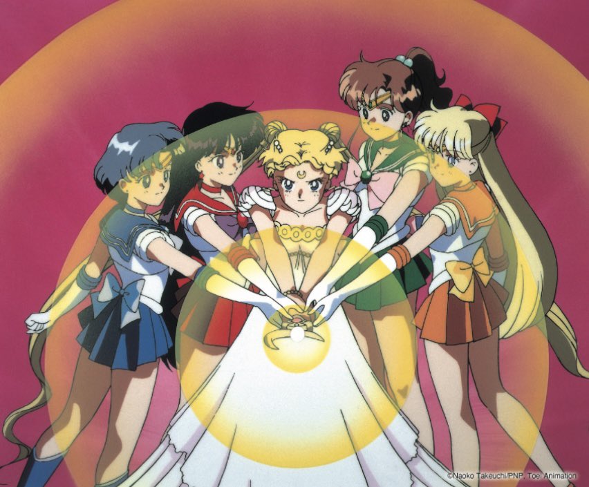 ¡Somos aún más poderosas cuando estamos juntas! 💖🌙
Anime:  Sailor Moon