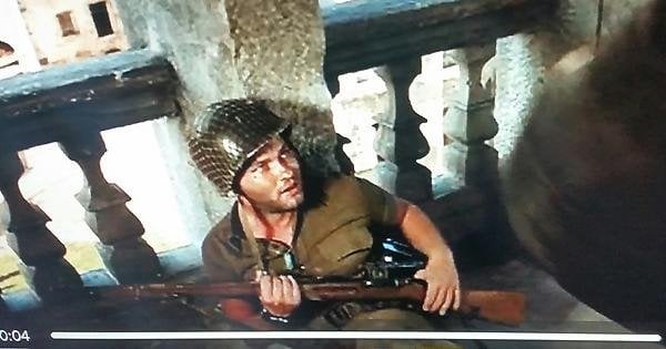 RAF_Luton's tweet photo. BREAKING: Super Army Soldier sniper, Cpl Gutkowski, prepares to remove a protestor who has climbed Big Ben. The protestor is part of the Palestine's Always Right Probably terrorist group 

Gutkowski will take the shot when the bell of Big Ben rings on the hour

📸 from a Canberra https://t.co/VuHpLlDCGL