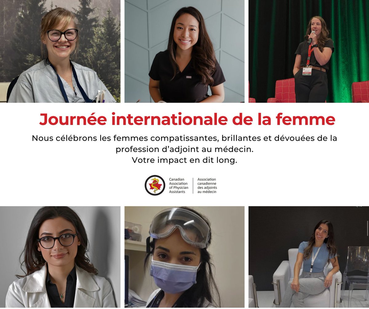 Journée internationale de la femme | le 7 mars 🌹
Nous célébrons les femmes compatissantes, brillantes
et dévouées de la profession d’adjoint au médecin.
Votre impact en dit long.
hashtag#Journéeinternationaledelafemme