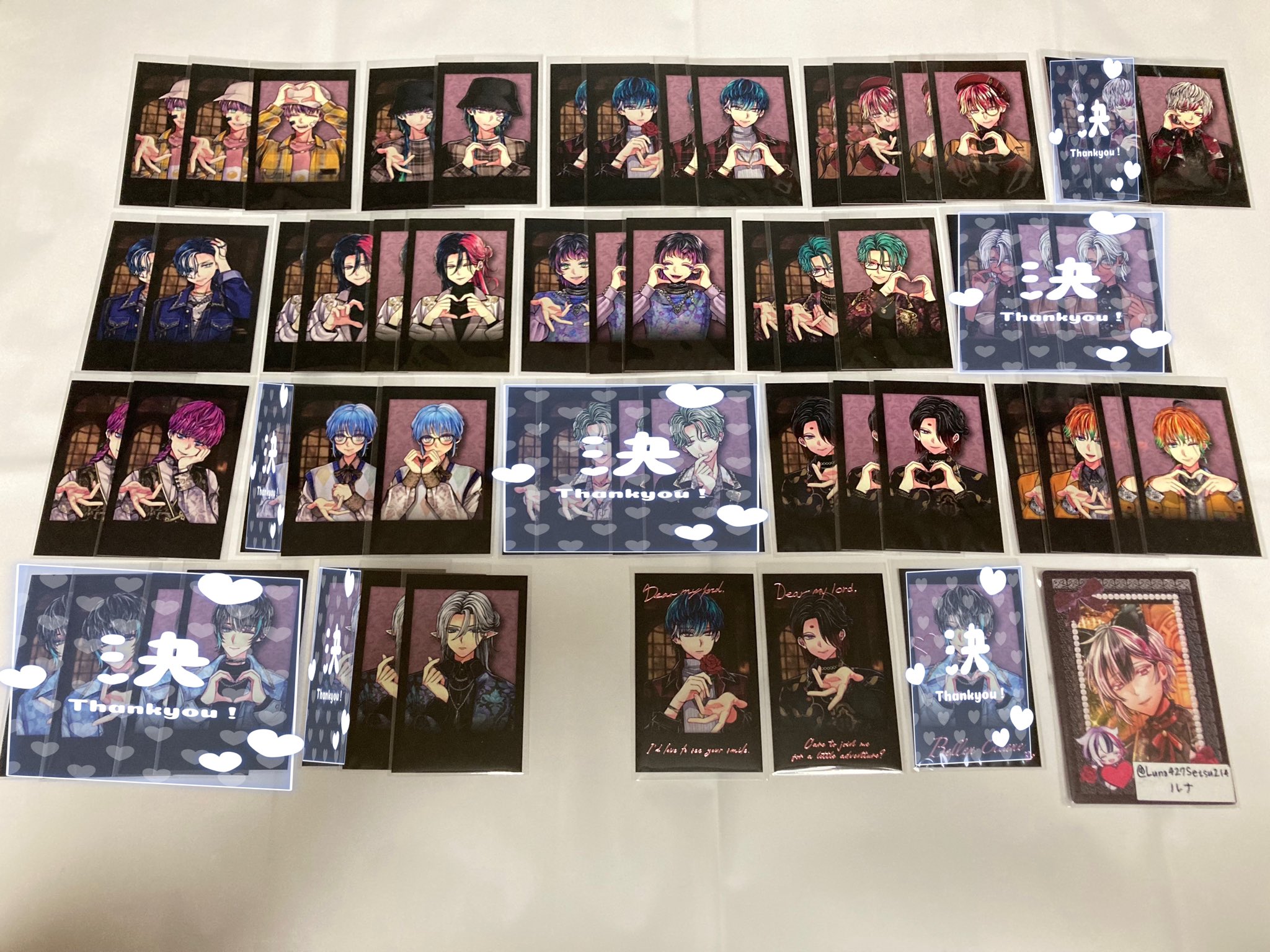 あくねこ ベリアンバレンタインセット あくねこ バレンタインチェキ 箔