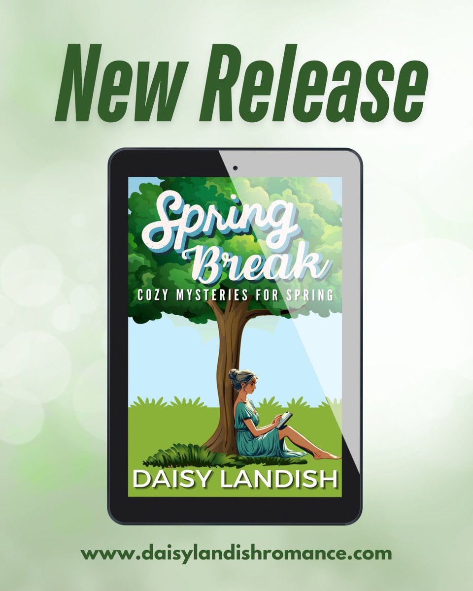 daisy_landish's tweet image. 🌸 Spring Into Mystery! 🕵️‍♀️
buy.bookfunnel.com/gslykfkzn1

Spring has arrived, and so has Spring Break: Cozy Mysteries for Spring! 

#CozyMysteries #SpringBreakReads #MysteryBooks #ReadingCommunity #EasterMysteries #BookLovers