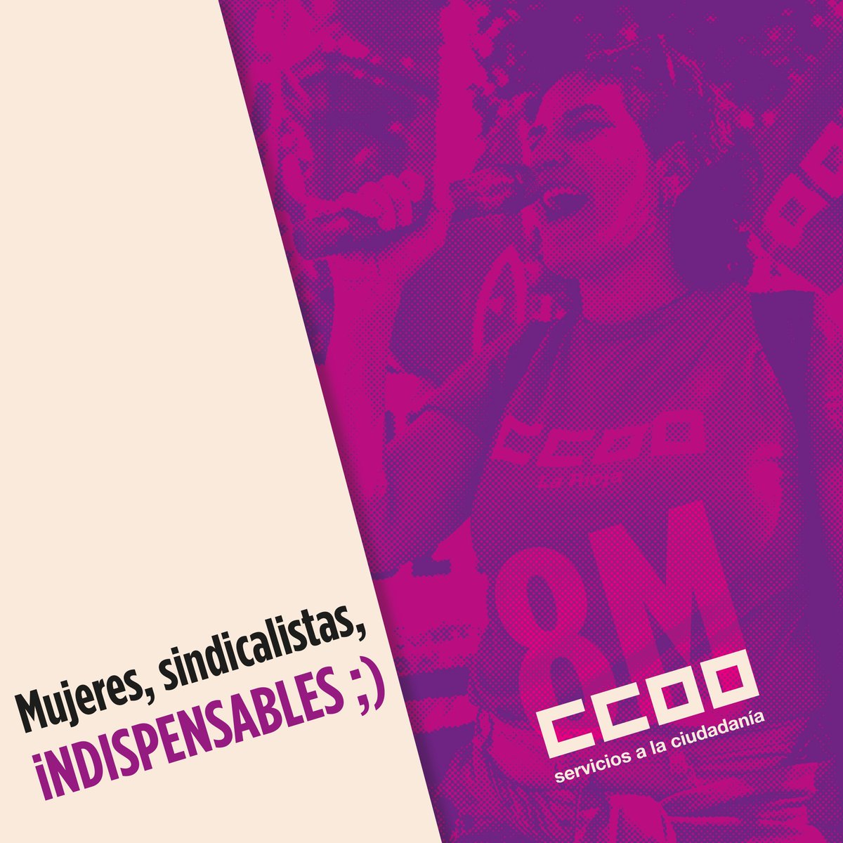 Hoy va por todas vosotras.  Los otros 364 días,  también. 
#8M2025