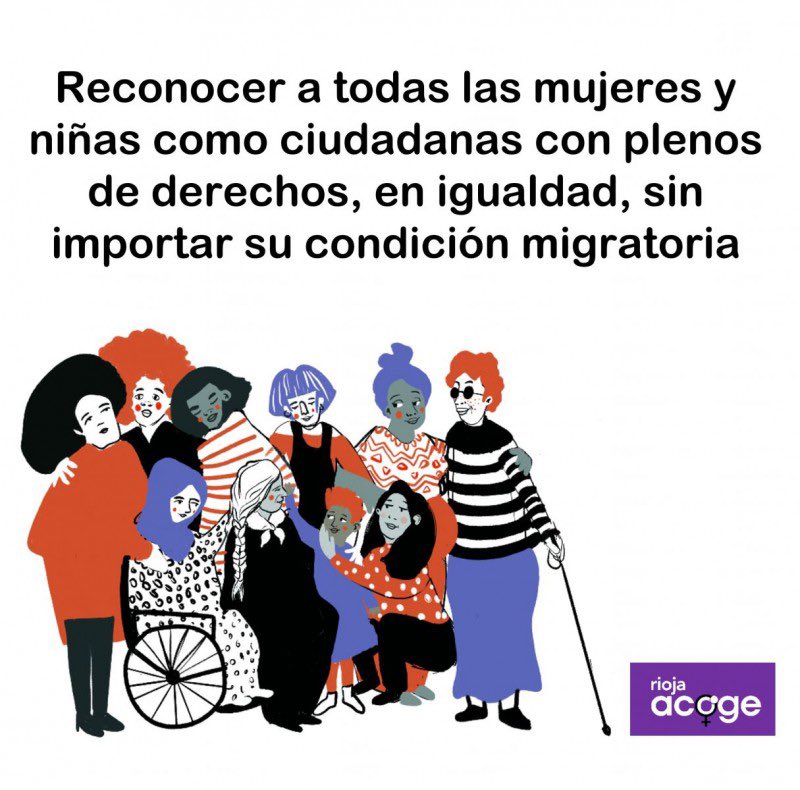 En el Día Internacional de la Mujer queremos reivindicar una ciudadanía con plenos derechos para todas las mujeres y niñas sin importar su origen, y reconocer la labor que desempeñan en todo el mundo para lograr una sociedad igualitaria y libre de violencias. 
#8m #diadelamujer