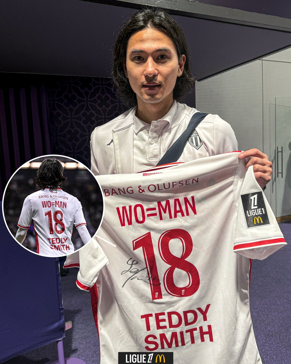 International Women’s Rights Day: Wo=Man 🤝

Enter for a chance to win a signed Minamino shirt! 🎁🇯🇵

❤️ Like and 🔁 Repost
👋 Follow <a href="/Ligue1_ENG/">Ligue 1 English</a>
💬 Reply '#EqualFootball'