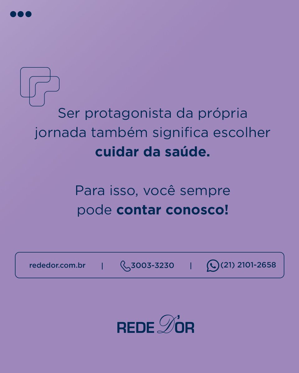 Elas são maioria, lideram e transformam. 

No Mês da Mulher, celebramos a força de quem faz a diferença todos os dias – no trabalho, na vida e na saúde.

#MêsDaMulher #ForçaFeminina #SomosTodosRedeDOr