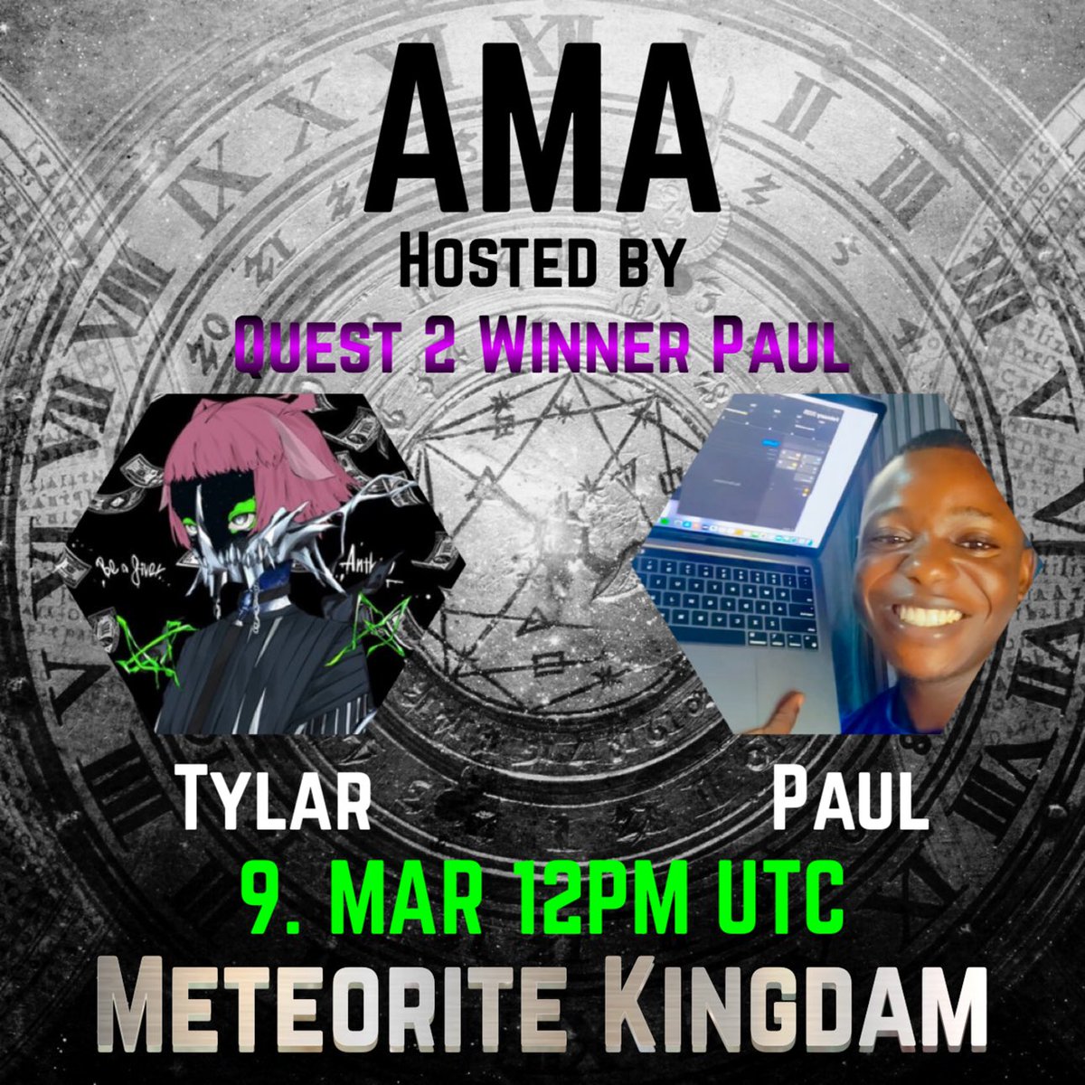 Meteorite Kingdom (@meteo_kingdom) on Twitter photo 📣** MeTeorite Kingdom 5th. AMA**
9 MAR 12PM UTC✨
Hosted by Quest2 winner <a href="/Ayopau/">Ayoola Paul O</a>
If you get hooked, the world will change💫
x.com/i/spaces/1vOxw… 📣** MeTeorite Kingdom 5th. AMA**
9 MAR 12PM UTC✨
Hosted by Quest2 winner <a href="/Ayopau/">Ayoola Paul O</a>
If you get hooked, the world will change💫
x.com/i/spaces/1vOxw…