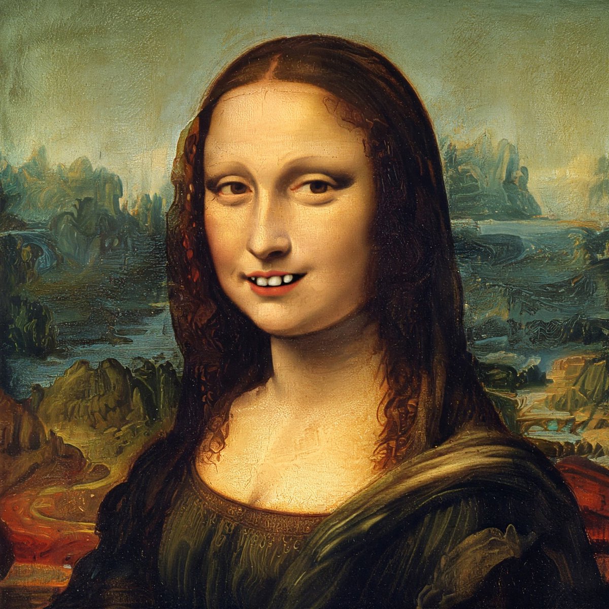 Making memes is an art… the only difference is, here you get more views for breaking Mona Lisa’s teeth. 😎😂 #MemeLife #TwitterCommunity