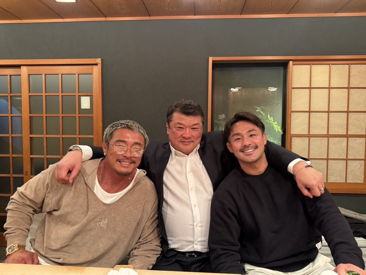 大先輩と食事🥋