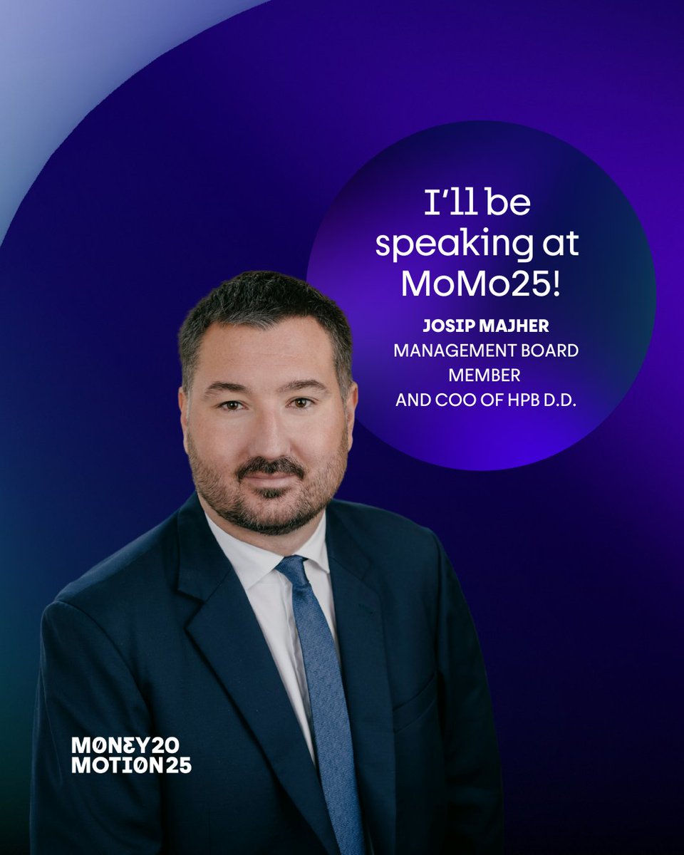 From 11 years at Croatia osiguranje to playing a key role in Croatia’s OECD accession, Josip Majher, COO of HPB, has worked at the intersection of policy, payments, IT, and digital transformation.

And at #MoMo2025, he’s bringing those insights to the stage. 

See you March 27-28