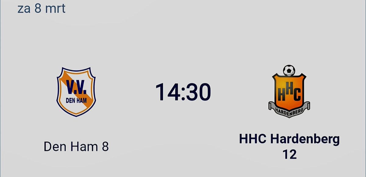 trainermanfred's tweet image. MATCHDAY! Den Ham 8 - HHC 12. Aanvang: 14:30 uur. Komt allen! Dat de 3 punten mee terug naar Hardenberg gaan! #hhchardenberg12 #hhc12 #hhchardenberg