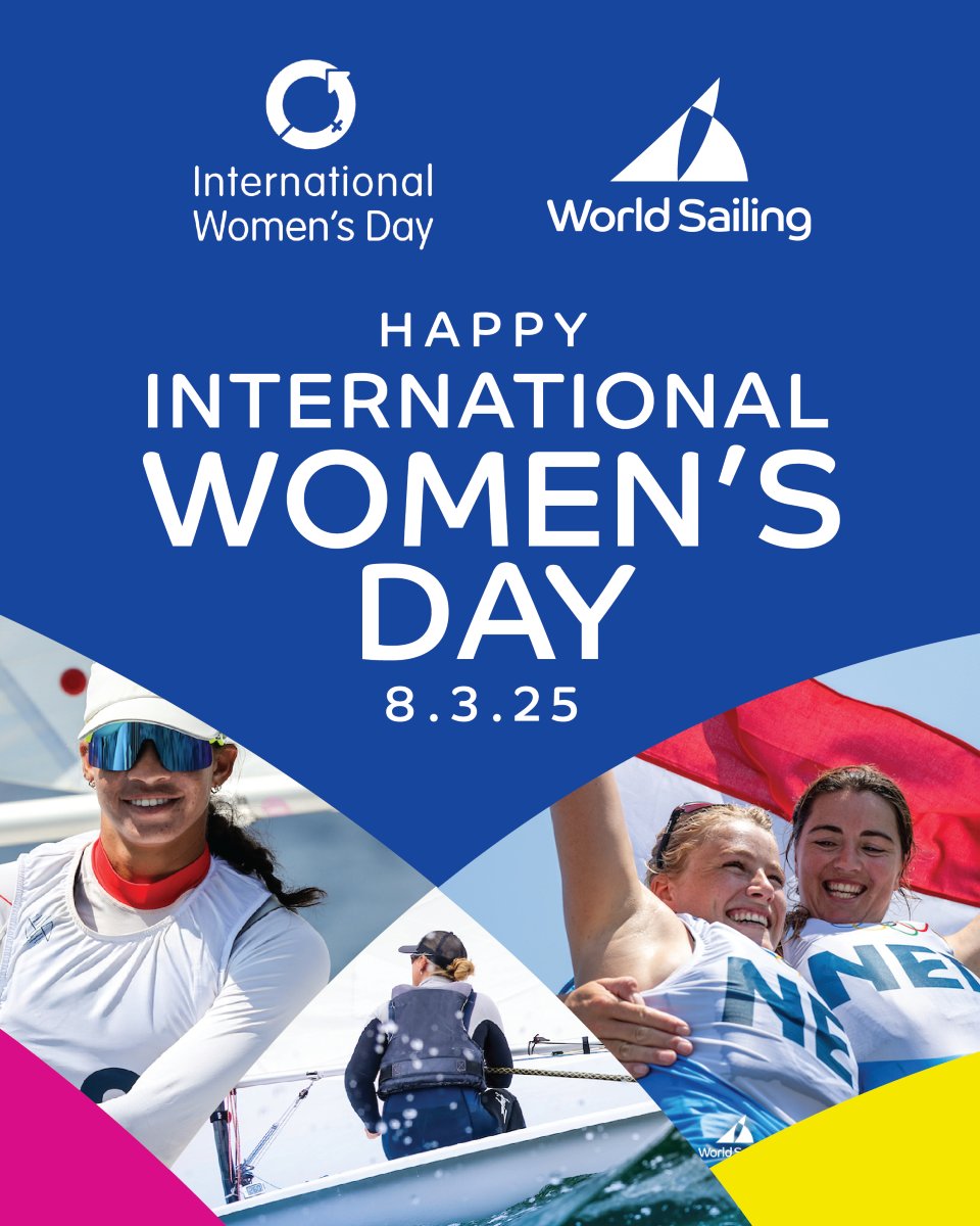 This International Women's Day, we're highlighting #SteeringTheCourse, our annual women's sailing festival 💙💛🩷

#SteeringTheCourse aims to #AccelerateAction and create new pathways at all levels of the sport for talented female sailors, coaches and officials 💪