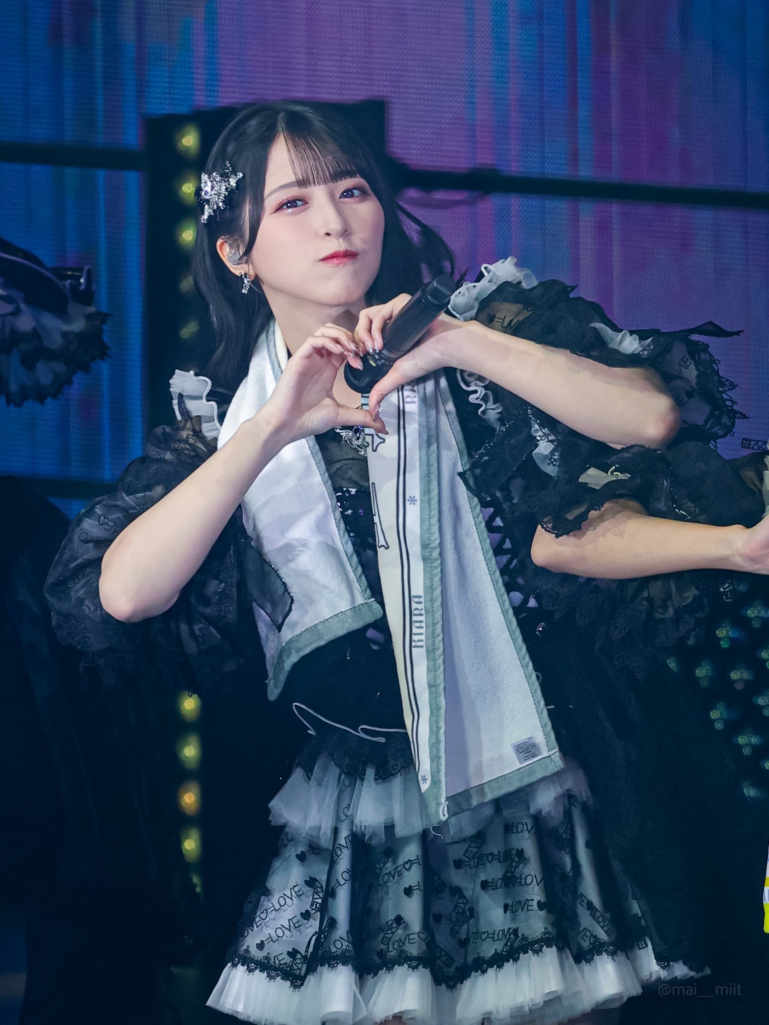 イコラブ 野口衣織 アリーナツアー2024衣装 生写真 チュウ 直筆