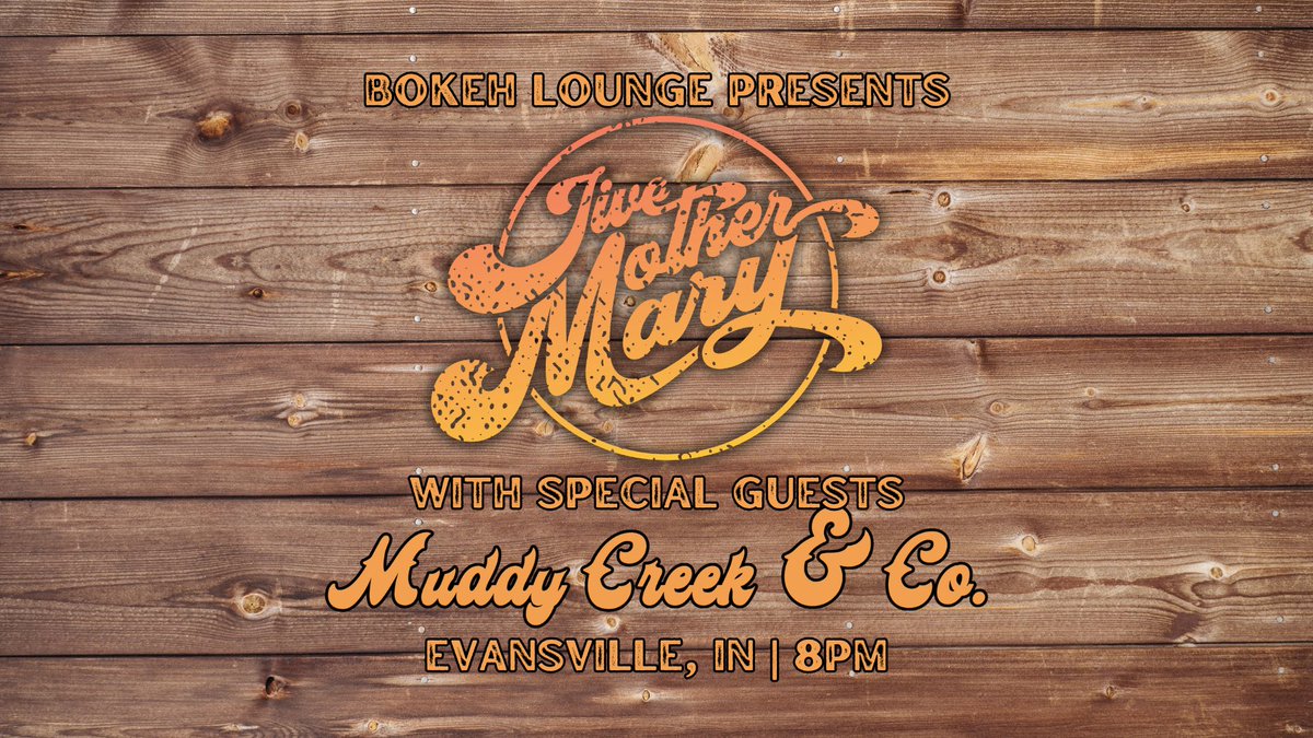 Evansville, IN | 3/15 with <a href="/Jivemothermary_/">Jive Mother Mary</a>  at <a href="/bokehlounge/">Bokeh Lounge</a> 
#muddycreekandco #touringband #southernrock