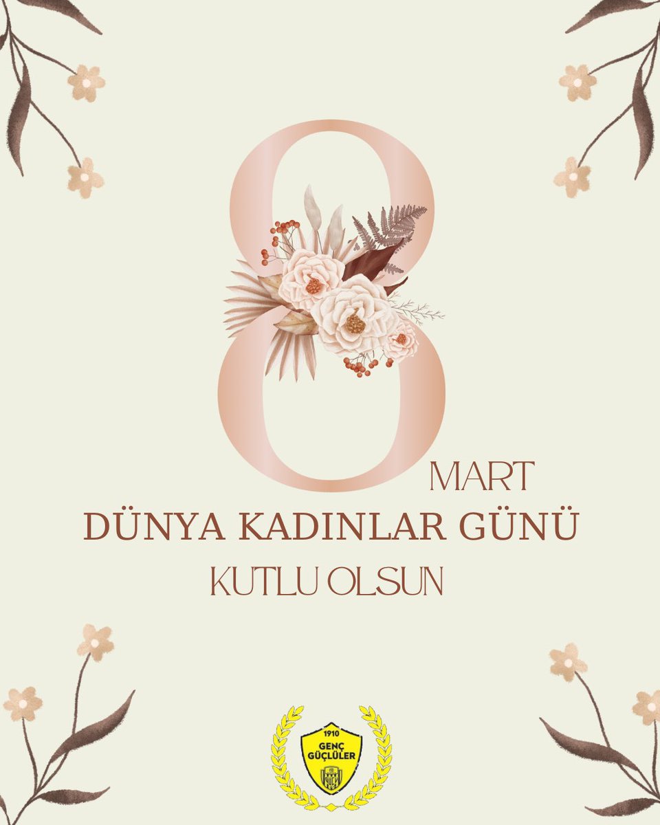 Kadınların azmi, gücü ve fedakarlığı dünyayı güzelleştiren en değerli şeylerden biridir. 8 Mart Dünya Kadınlar Günü kutlu olsun. 

#GençGüçlüler #Ankaragücü #8MartDünyaKadınlarGünü