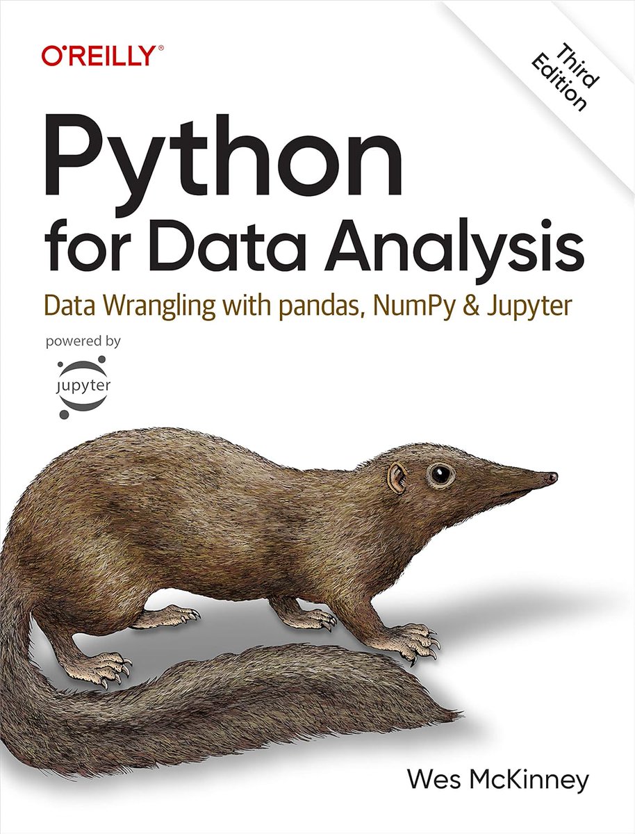swapnakpanda's tweet image. "Python for Data Analysis" - FREE from O'Reilly

The best book for learning Data Analysis.