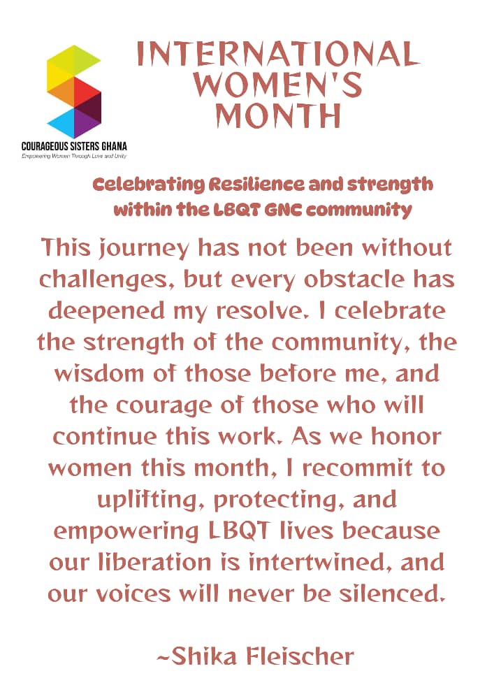 Honoring LBQT GNC Leadership and Action.
Now and forever , we honor Shika Fleischer’s bravery, insight, and the impact she makes in the world. As a devoted intersectional feminist leader, she stands firm in her pursuit of equity &amp; dignity.