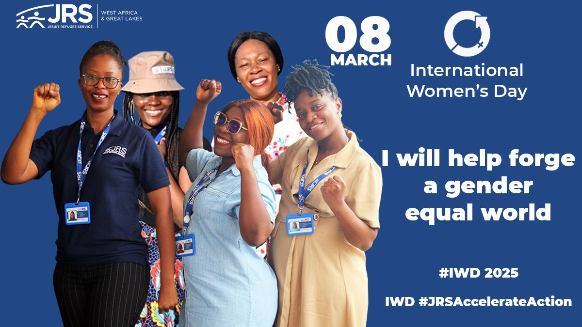 🌍 Happy #InternationalWomensDay! 🎉 

Today, we celebrate women's vital roles in society. Let’s #EmbraceEquity and ensure every woman can thrive and have her rights upheld. 
At JRS, we empower women to achieve their dreams! 
✨Investing in a woman is investing in a community.✨