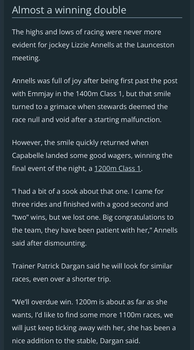 Racing’s a funny old game sometimes. You win some, you lose some, you also sometimes lose some wins! Great day for connections going forward anyways. Thanks for the continued support.