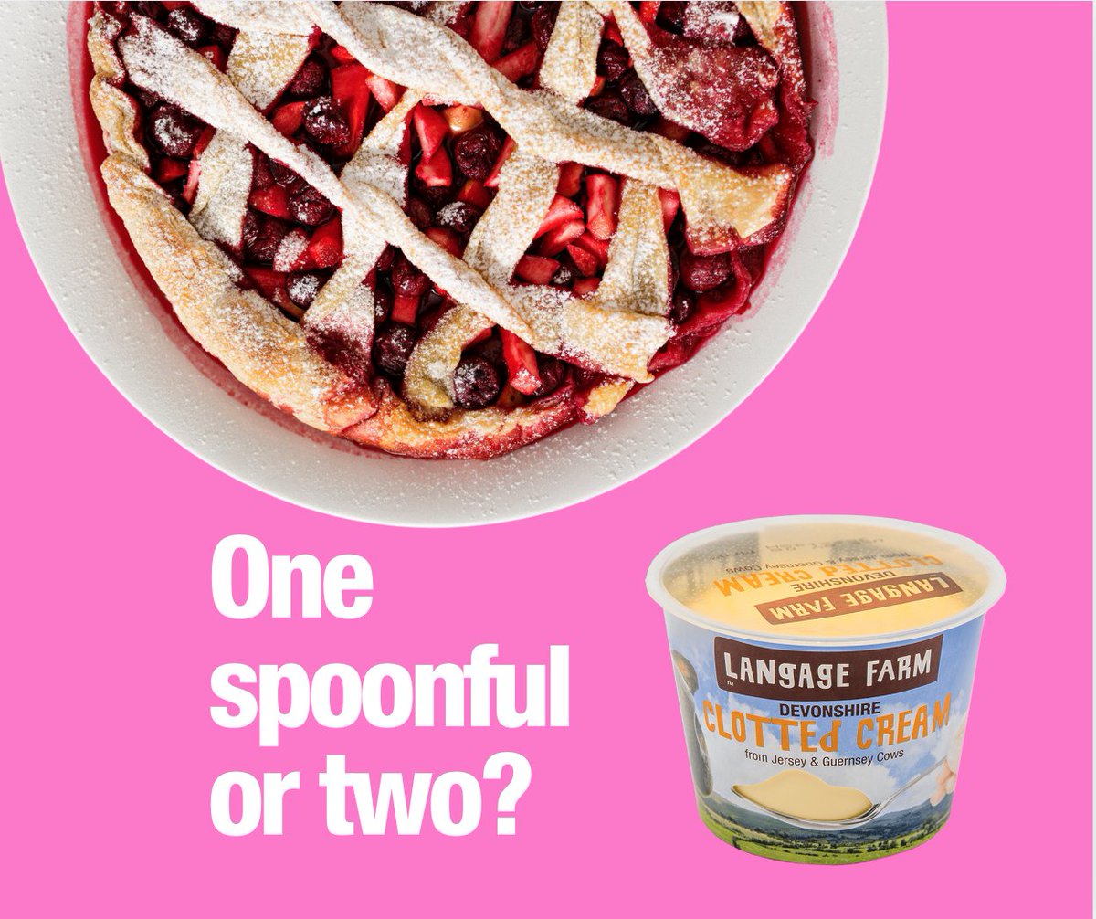 The real question this National Pie Week… one spoonful of clotted cream or two? 👀 (Let’s be honest, it’s always two… or three… or just the whole tub)

#PiePerfection #OneSpoonOrTwo #NationalPieWeek #GoBigOrGoHome