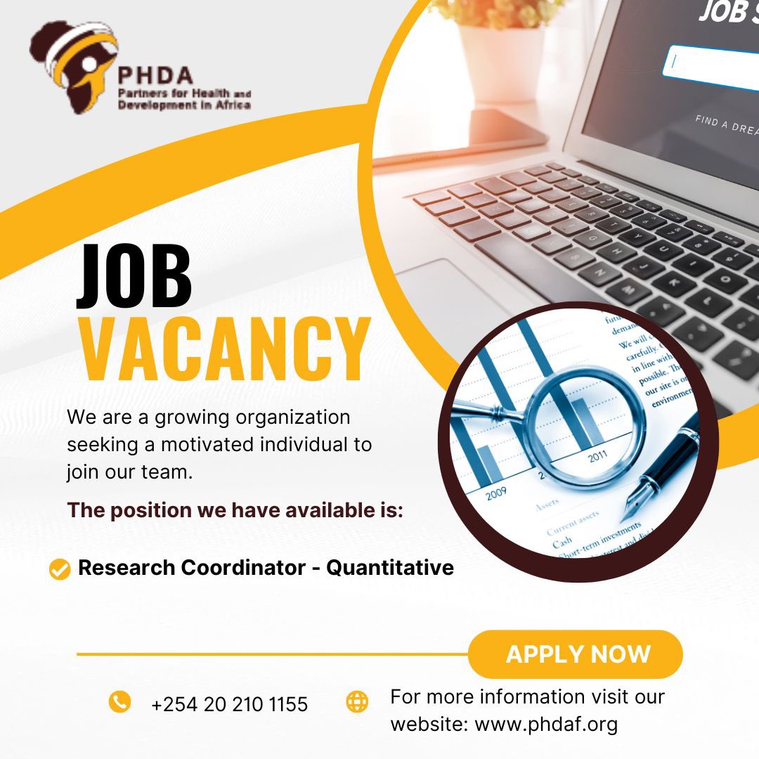 We are a growing team at PHDA and we are seeking a motivated individual to join our team.
Click  here to apply: lnkd.in/dAV_TwhM
