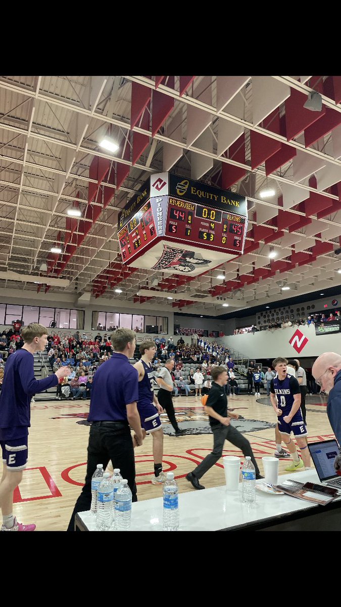 The Elks trailed by 10 at halftime, before making a comeback sealing the comeback victory with a 4 Point Play by Jackson Hallam with 0.2 Seconds left on the clock when the Elks were down 3.
#ELKPRIDE